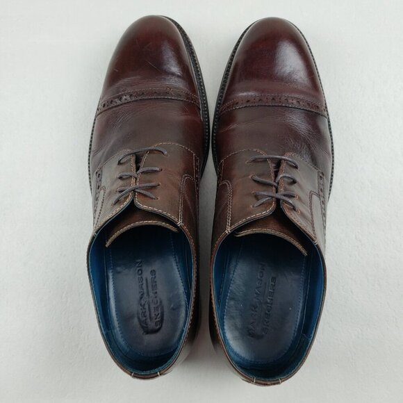 Mark Nason X Skechers Oxford Shoe Mens 10 Brown Leather Lace Up Cap Toe Dress main image 11
